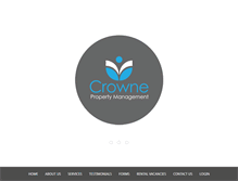 Tablet Screenshot of crownemgmt.com